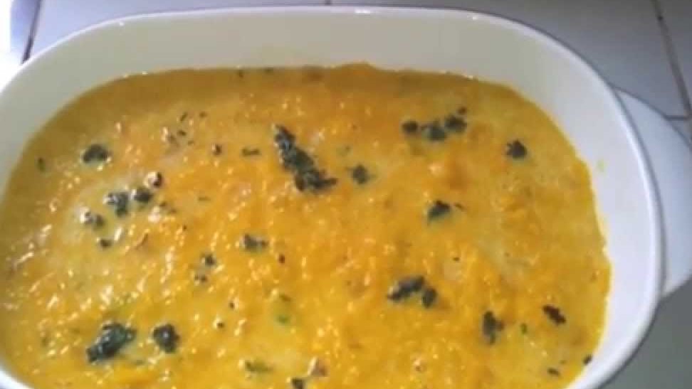Gratiné de giraumon au fromage BEGA